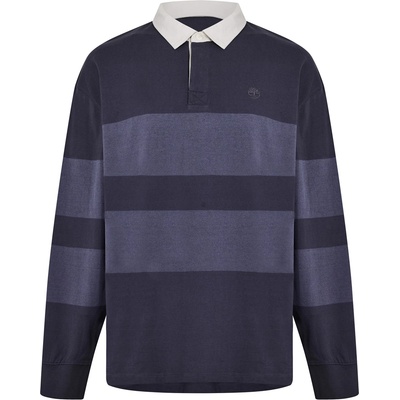 Timberland Блуза с яка Timberland Men's Rugby Polo Shirt - Black Pearl