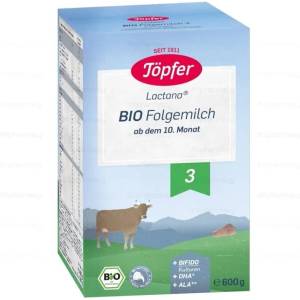 Topfer Lactana bio 3 мляко за кърмачета