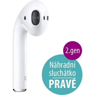 AppleMix Originálne náhradné slúchadlá Apple Airpods vpravo 2. generácia