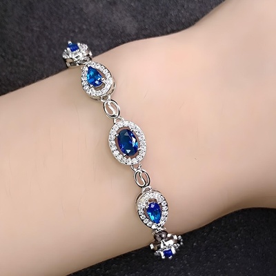 HARAHU Гривна ga-23434 - Сребриста / Синя kp23434 (ga-23434)