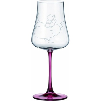 Crystal Bohemia BOHEMIA IDUNA RED FOOT SKLENICE NA VÍNO 6 x 500 ml