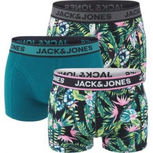 Jack & Jones Jacdrew black & carna flowers