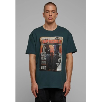 Mister Tee Мъжка тениска в масленозелен цвят MISTER TEE Upscale Magazine Oversize UB-MT2859-02245 - Масленозелен, размер XS