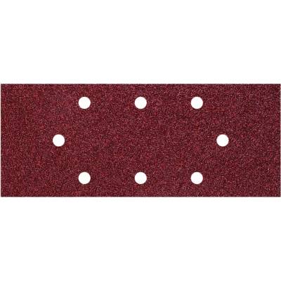 Wolfcraft 1969100 sada brúsneho papiera s otvormi Zrnitosť 40, 80, 120 (d x š) 230 mm x 93 mm 25 ks