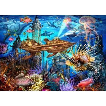 Bluebird Puzzle - Puzzle Ciro Marchetti: Aqua City - 500 piese