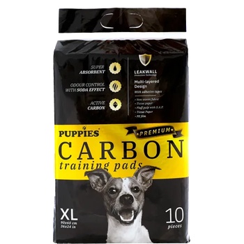 Puppies Carbon XL - хигиенна подложка с активен въглен 60 / 90 см. , 10 броя