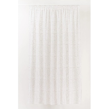 Mendola Fabrics Бяло-сива завеса 140x245 cm Amanda - Mendola Fabrics (10-175AMANDA-C3)