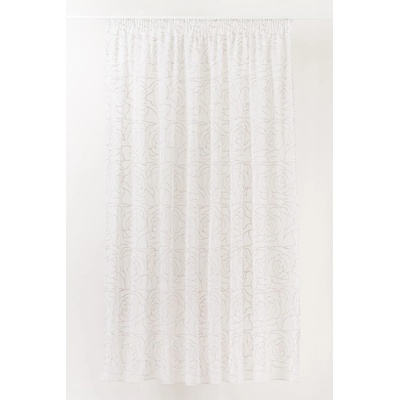 Mendola Fabrics Бяло-сива завеса 140x245 cm Amanda - Mendola Fabrics (10-175AMANDA-C3)