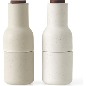 Audo Copenhagen Bottle Ceramic Sand Walnut Lid 2 ks
