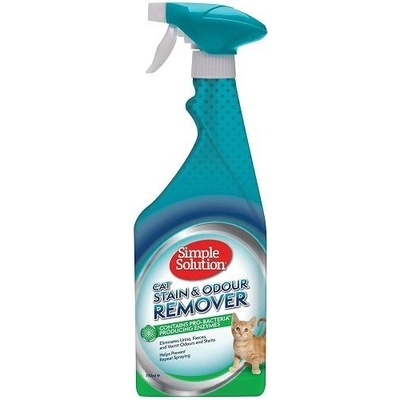 Simple Solution Stain & Odor Remover Odstraňovač skvrn a pachu pro kočky, 750ml