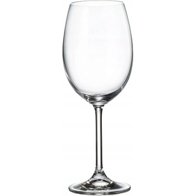 Bohemia Crystal Skleničky na červené víno bezbarvé 6 x 450 ml