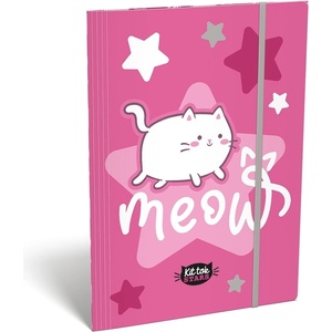 LIZZY Папка от гума, картон, A4, LIZZYSULI, "Kit tok Stars Purrfect" 7460148002 (7460148002)