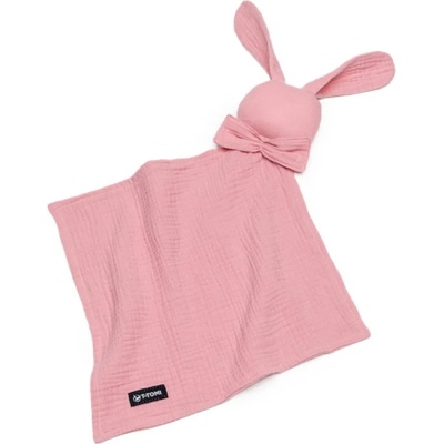 T-TOMI BIO Muslin Cuddle Cloth играчка за заспиване Pink 30x30 cm
