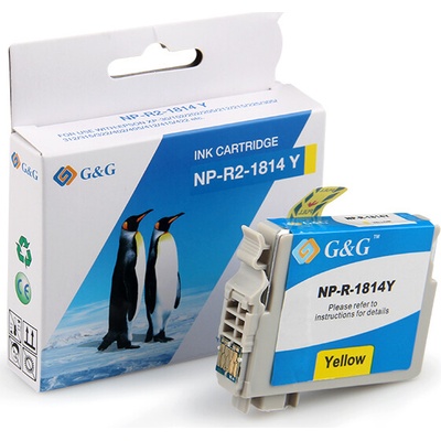 Compatible Глава за EPSON Expression Home XP 30/102/202/205/302/305/402/405 - Yellow - C13T18044010/C13T18144010 - P№ NP-R-1814Y - G&G (Compatible-NP-R-1814Y)