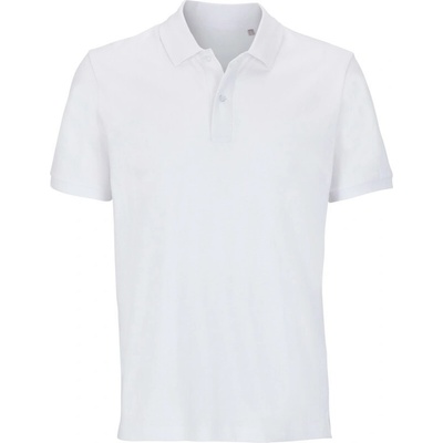 Sol´s Collection polokošile Pacific piqué těžká bavlna krátký rukáv unisex COT25443900102-white