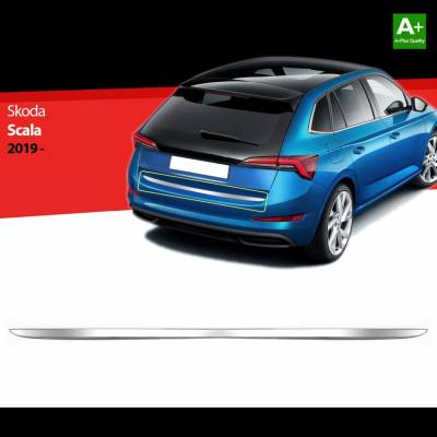 Nerez brúsená lišta hrany kufra Škoda Scala 2019+