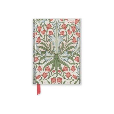 Flame Tree Publishing William Morris Gallery: Harebell Luxury Pocket Diary Planner Week to View 2027