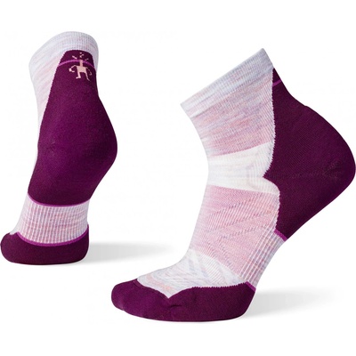 Smartwool Дамски чорапи за бягане Smartwool Women's Run Targeted Cushion Ankle Running socks - Purple Eclipse - размер 34-37 (EU) (201-4490-0411)