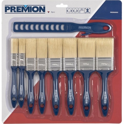 Premion PRER00002 – Sada plochých štetcov, 9 ks
