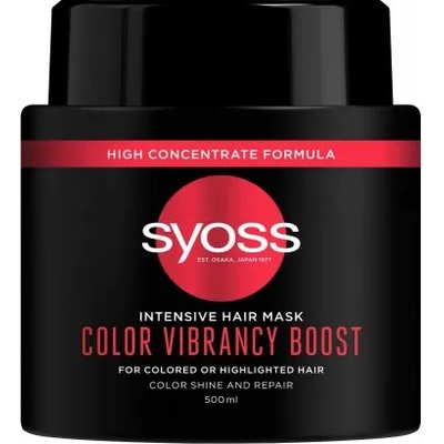 Syoss Color Vibrancy Boost - Интензивна маска за боядисана коса 500мл