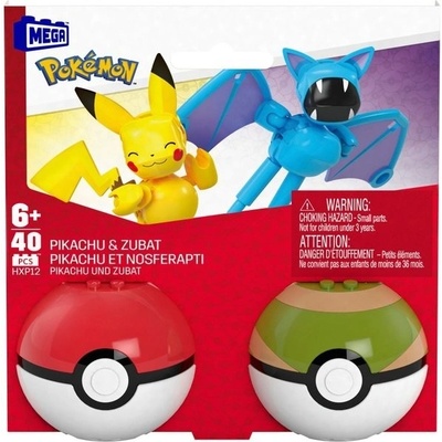 MEGA Pokémon Poké Ball - Pikachu a Zubat – Zboží Dáma