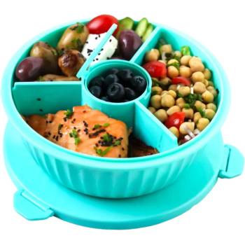 Yumbox Кутия за обяд POKE BOWL 1.06 л, тюркоаз, пластмаса, Yumbox (YBPAP2023103)