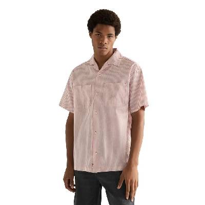 Риза с къс ръкав Wrangler Resort Relaxed Fit short sleeve shirt - Pink (Dusty Rose)