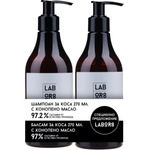 Labor8 Hemp Комплект - Шампоан и Балсам за коса с конопено масло, 2 x 270 ml - baby