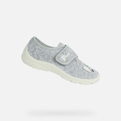 Geox Сиви домашни пантофи за момичета Geox Nymel Geox | Siv | Момичешки | 34