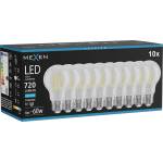 Mexen Vintis 10x LED филамент крушка E27, A60, 6W, Студена - 6500K, 720 lm, прозрачна (L150-E27-0665-00x10)