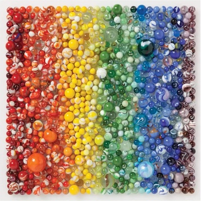 Galison - Puzzle Rainbow Marbles - 500 piese