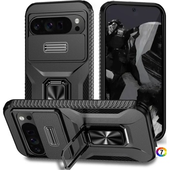 Google Pixel 9 Pro XL Удароустойчив Camshield Ring Holder Калъф и Протектор