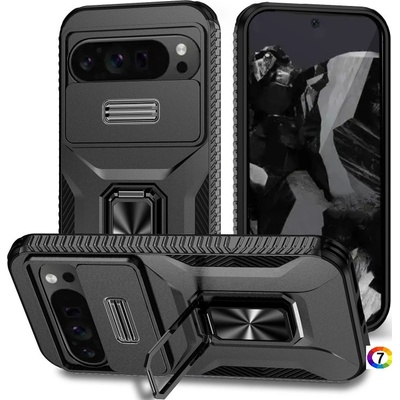 Google Pixel 9 Pro XL Удароустойчив Camshield Ring Holder Калъф и Протектор