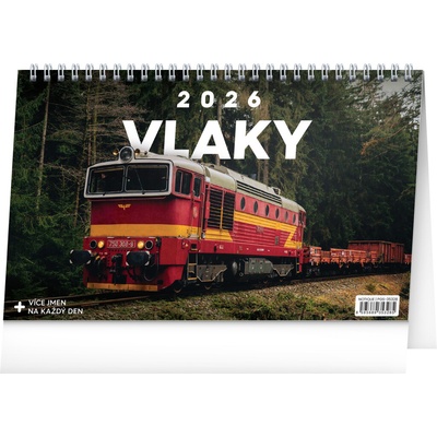 Vlaky stolní 2026