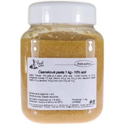 Profikoření Česneková pasta 50% soli 1000 g