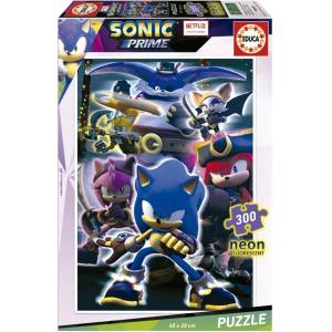 Educa Пъзел, Educa, Sonic Prime Neon, 300 части (EDU19630)