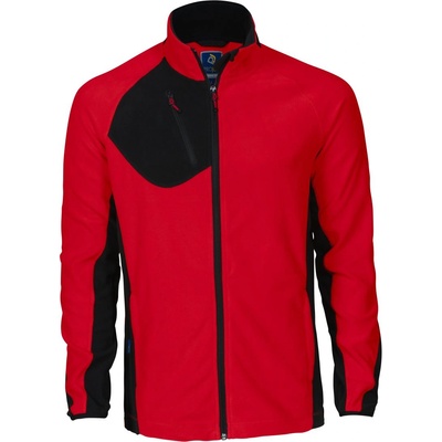 ProJob 2325fleece jacket/Мъжко работно яке от микрофлис - червено m (64232500402)