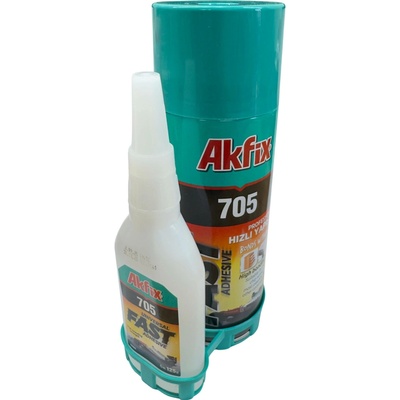Sekundové lepidlo 125g a aktivátor 400ml - Akfix 705 – Hledejceny.cz