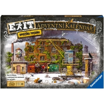 Ravensburger EXIT Adventní kalendář Die verlassene Fabrik