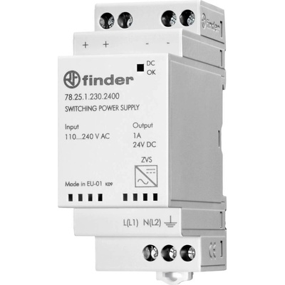 Finder 78.25.1.230.2400 síťový zdroj na DIN lištu 24 V/DC 1 A 25 W Obsah 1 ks