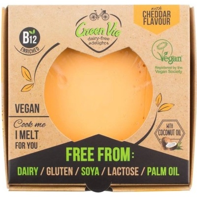 Green Vie vegánska alternatíva syru cheddar blok 250 g