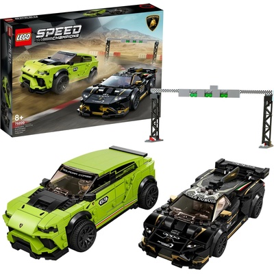 LEGO® Speed Champions 76899 Lamborghini Urus ST-X & Lamborghini Huracán Super Trofeo EVO