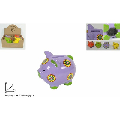 MAKRO - Pokladnička prasiatko 11cm rôzne farby