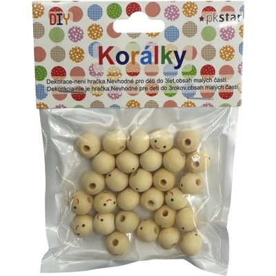 pkstar.cz Dřevěné korálky - Úsměv - 14mm - 20 g - PK510-32 – pkstar.cz | 12