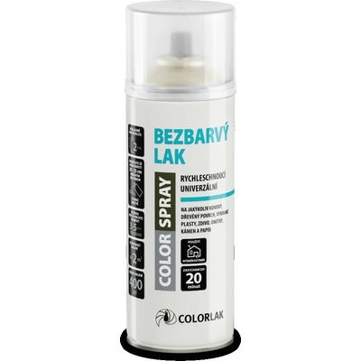Colorlak Colorspray AC620 400 ml bezfarebný lak lesklý