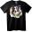 NOONEBRAND Тениска Акварелно Куче - 2XL, Black