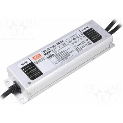 MEAN WELL ELG-150-24DA Napájecí zdroj: spínaný; LED; DALI; 150W; 24VDC; 6,25A; 100÷305VAC