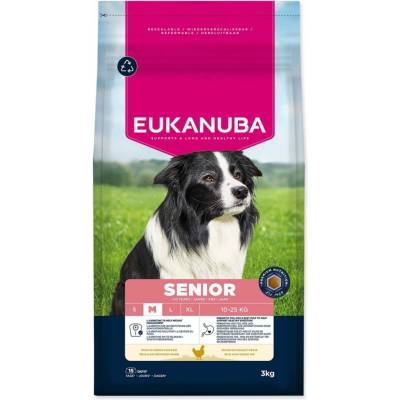Eukanuba Senior Medium rich in fresh chicken 3 kg