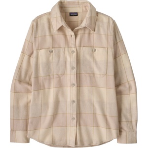Patagonia Дамска риза с копчета Patagonia Women's Fjord Flannel Shirt - Snow Owl: Rutabaga White (133-1602-0513)