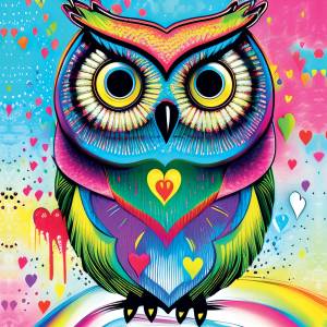 Yazz - Puzzle Pop-art Owl - 1 000 piese
